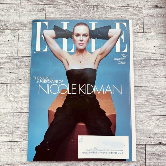 ELLE Magazine April 2024 - Nicole Kidman Cover - UNREAD - Picture 4 of 15